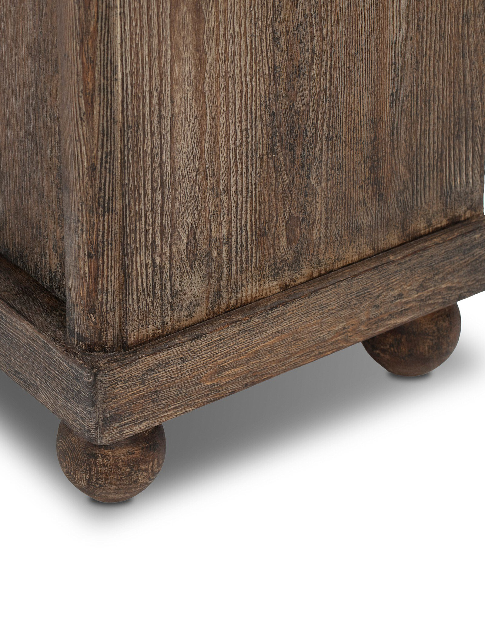 Alcott Cabinet Distressed Cocoa Pine Veneer