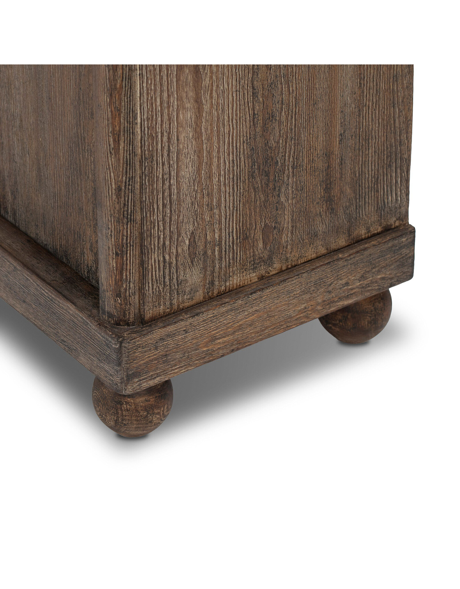 Alcott Cabinet Distressed Cocoa Pine Veneer