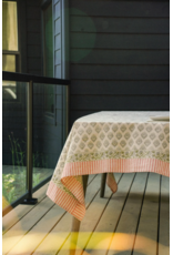Ritika Block Print Tablecloth, 104x60