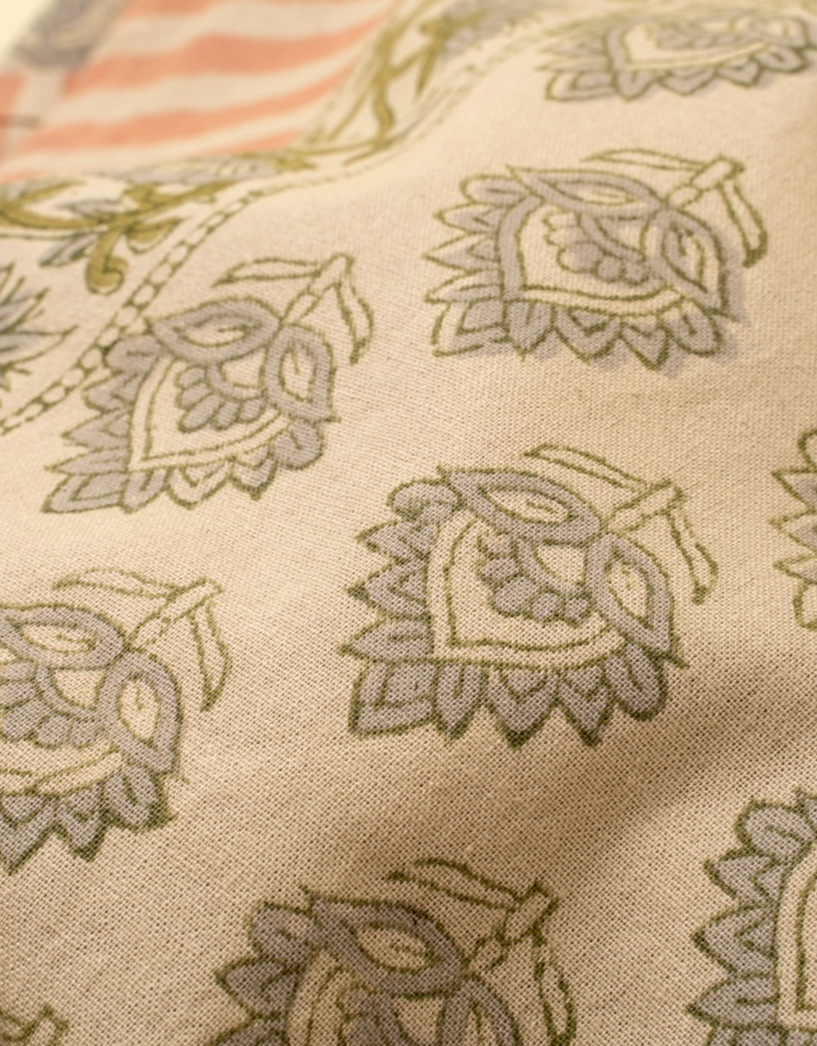 Ritika Block Print Tablecloth, 104x60