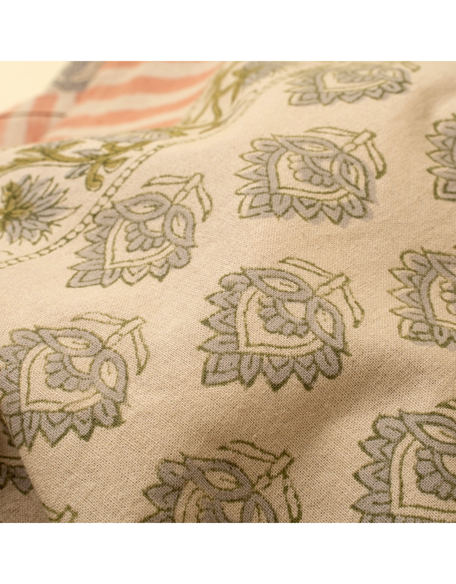 Ritika Block Print Tablecloth, 104x60