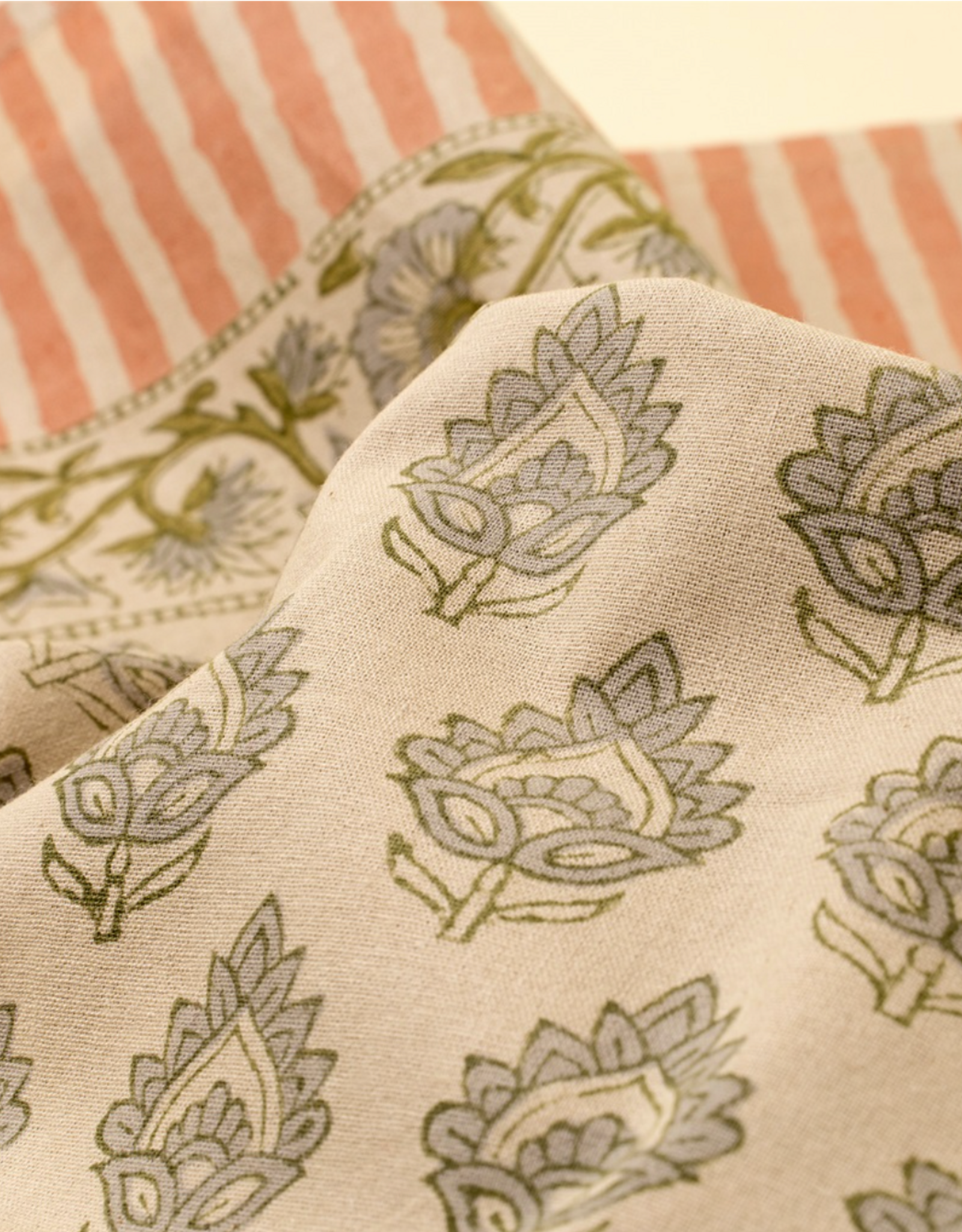 Ritika Block Print Table Runner - 108"L