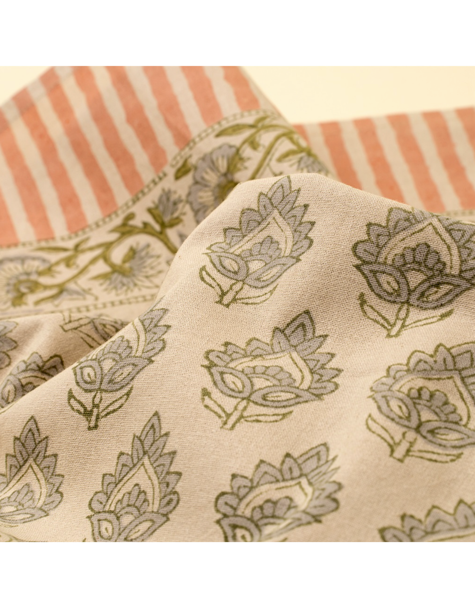 Ritika Block Print Table Runner - 108"L