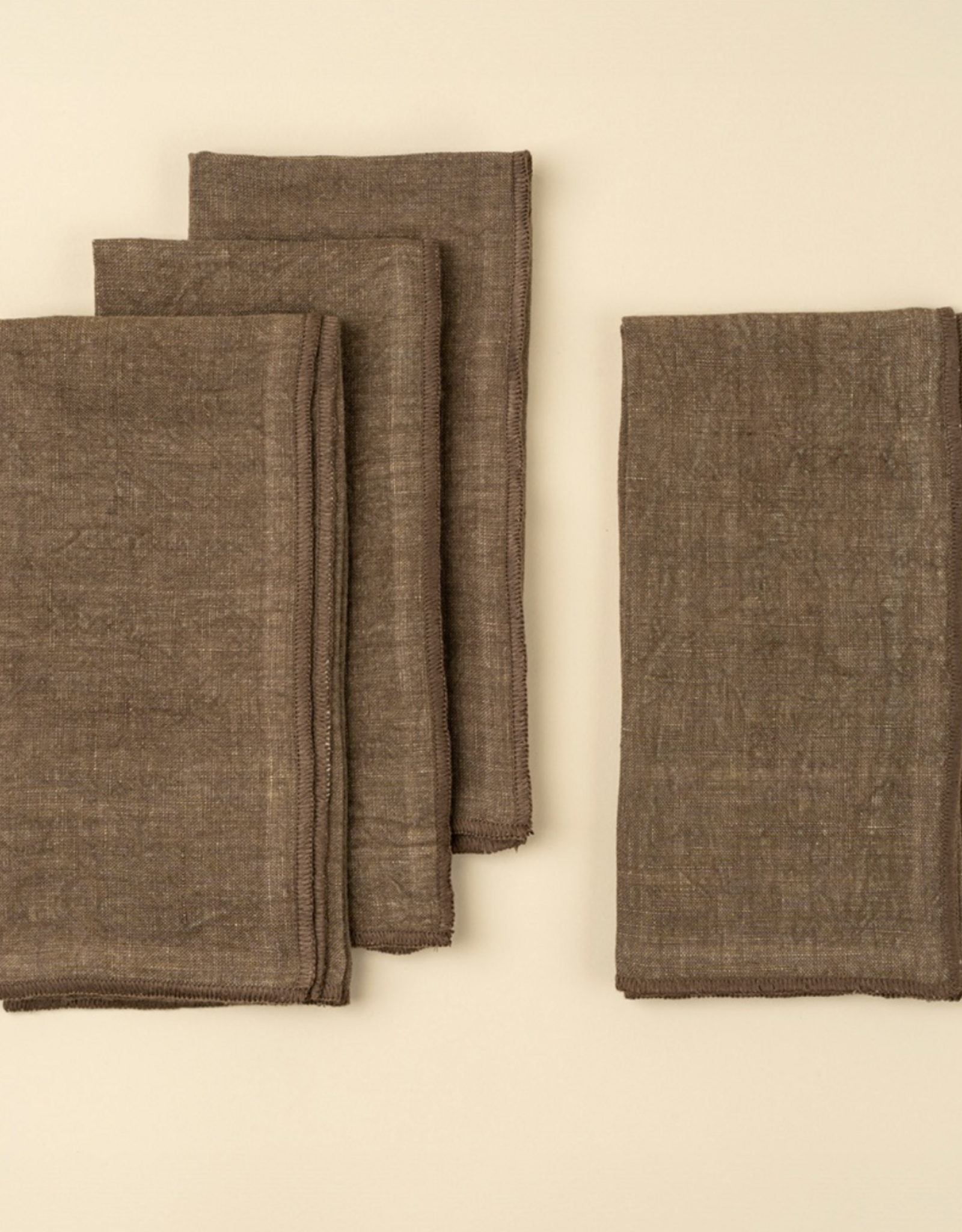 Stonewashed Linen Napkins S/4, 4 colours