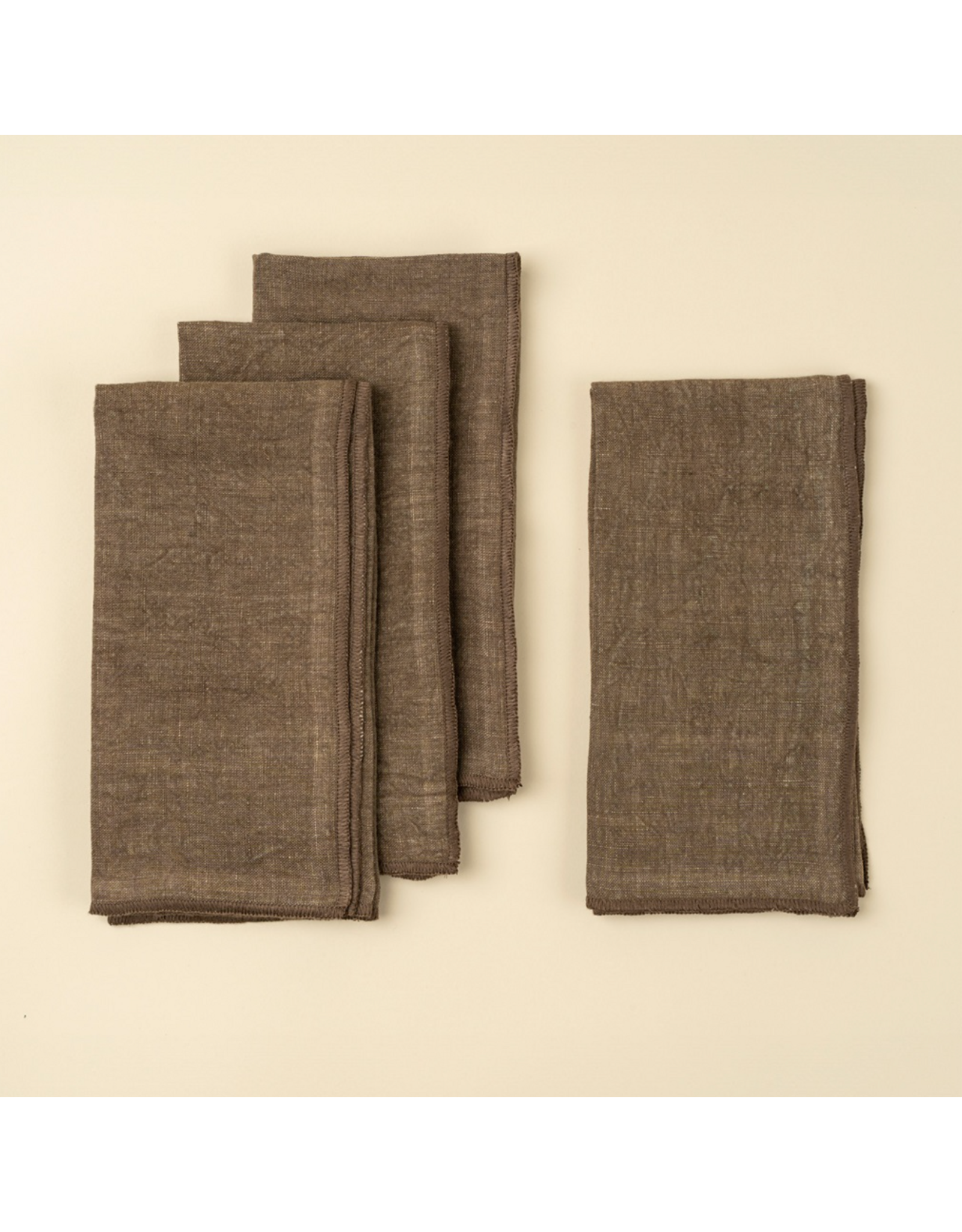 Stonewashed Linen Napkins S/4, 4 colours