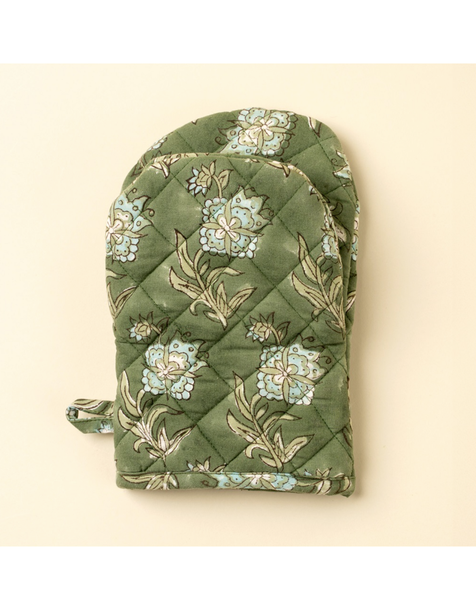 Elowen Block Print Oven Mitt