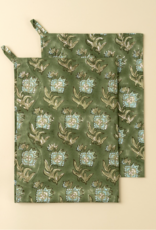Elowen Block Print Tea Towels S/2