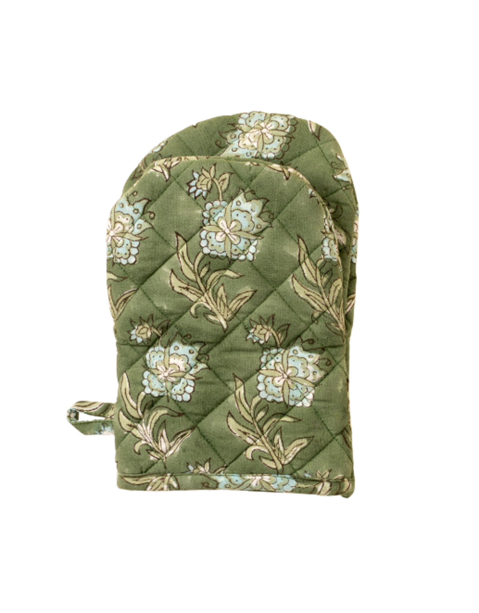 Elowen Block Print Oven Mitt