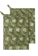 Elowen Block Print Tea Towels S/2