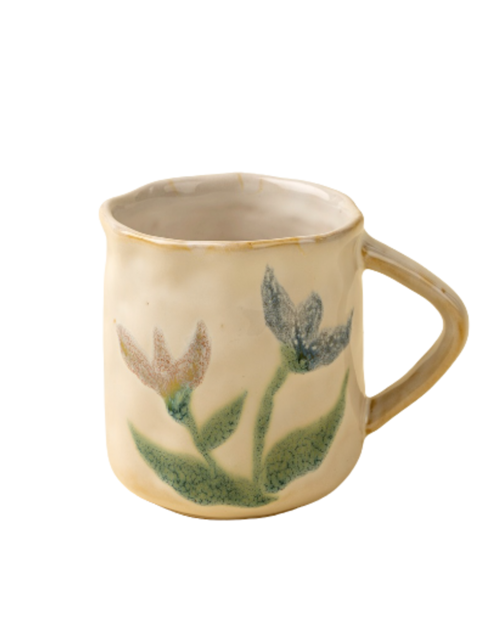Painted Petals Mug, Iris