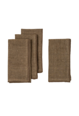Stonewashed Linen Napkins S/4, 4 colours