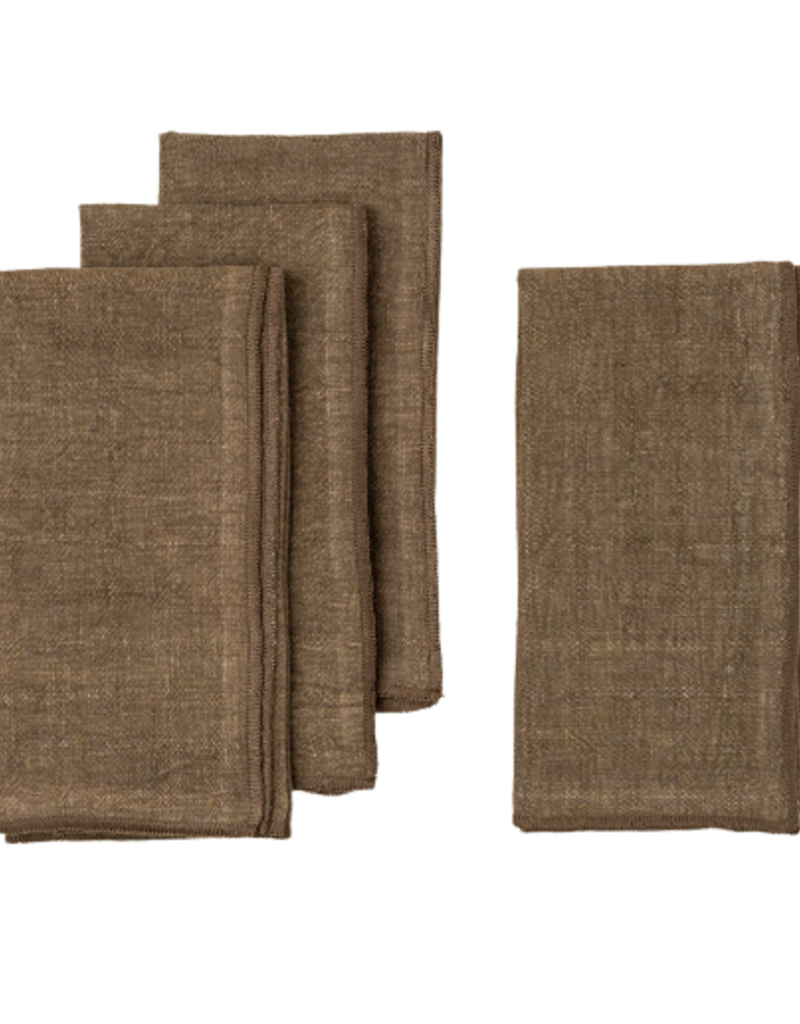 Stonewashed Linen Napkins S/4, 4 colours