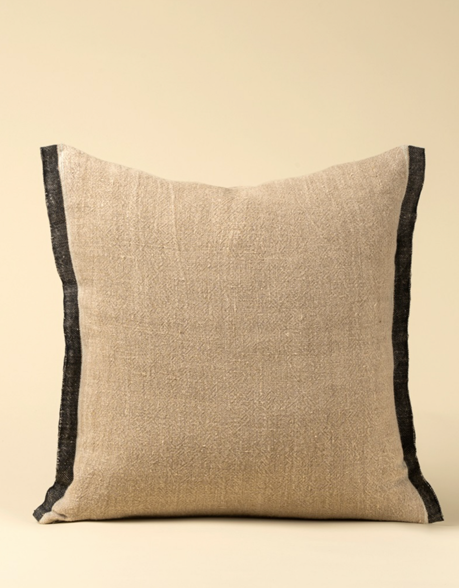 20x20 Selvage Linen Pillow, Denim