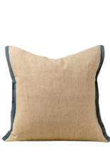 20x20 Selvage Linen Pillow, Denim