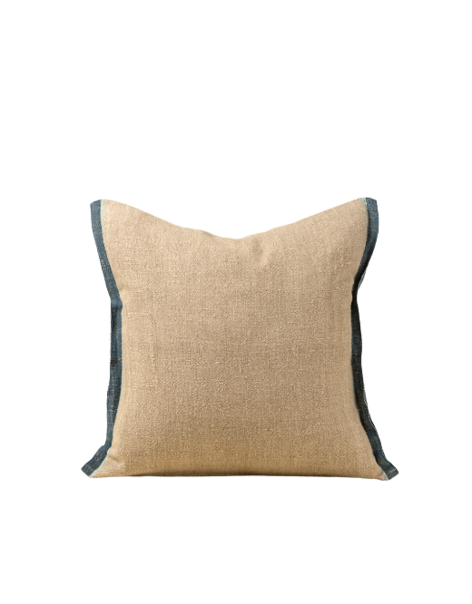 Selvage Linen Pillow - Denim, 20x20