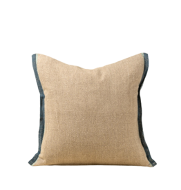 20x20 Selvage Linen Pillow, Denim