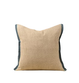 Selvage Linen Pillow - Denim, 20x20