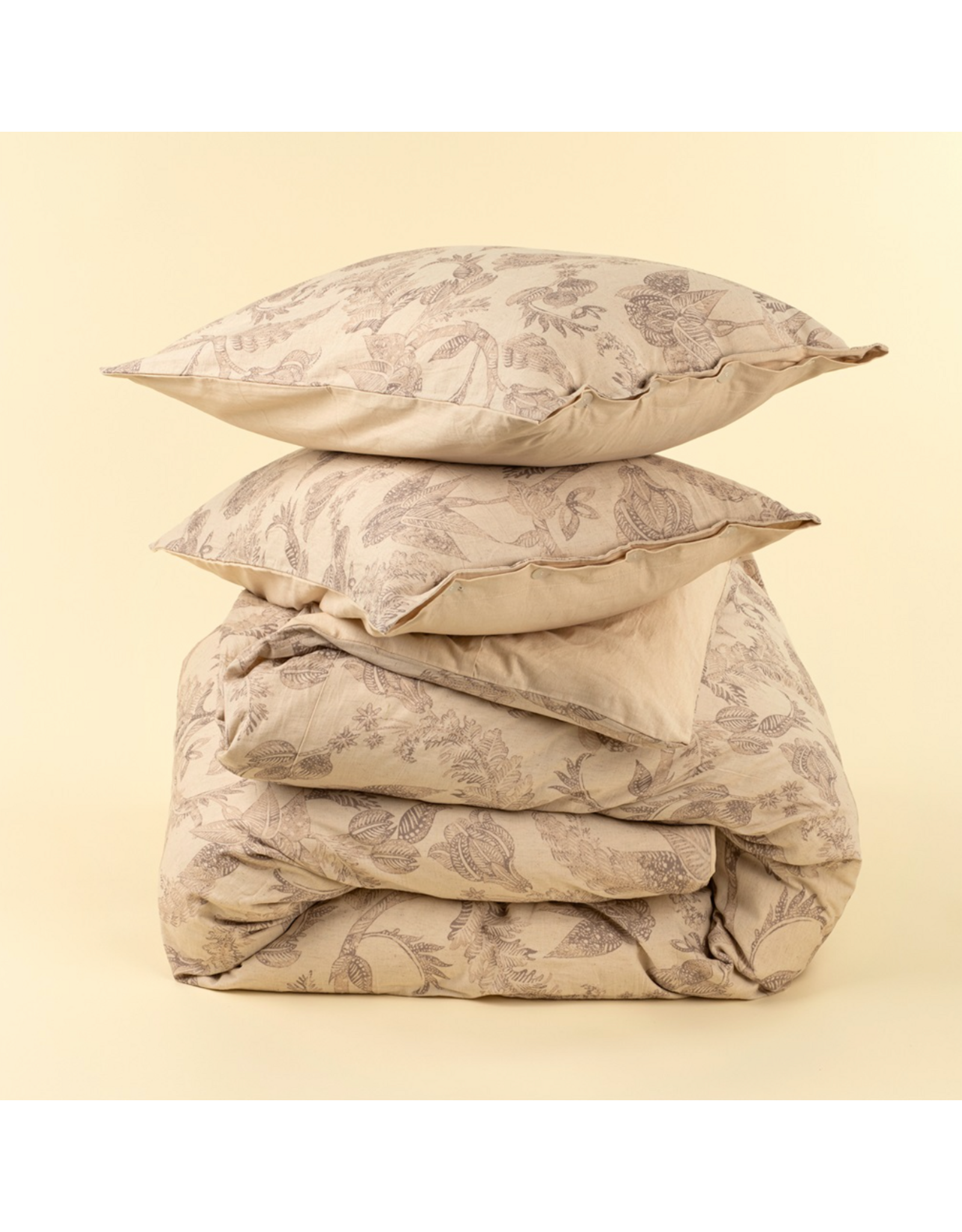 Meadowlark King Duvet Set, Brown