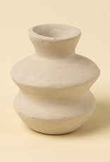 Wave Paper Mache Bud Vase