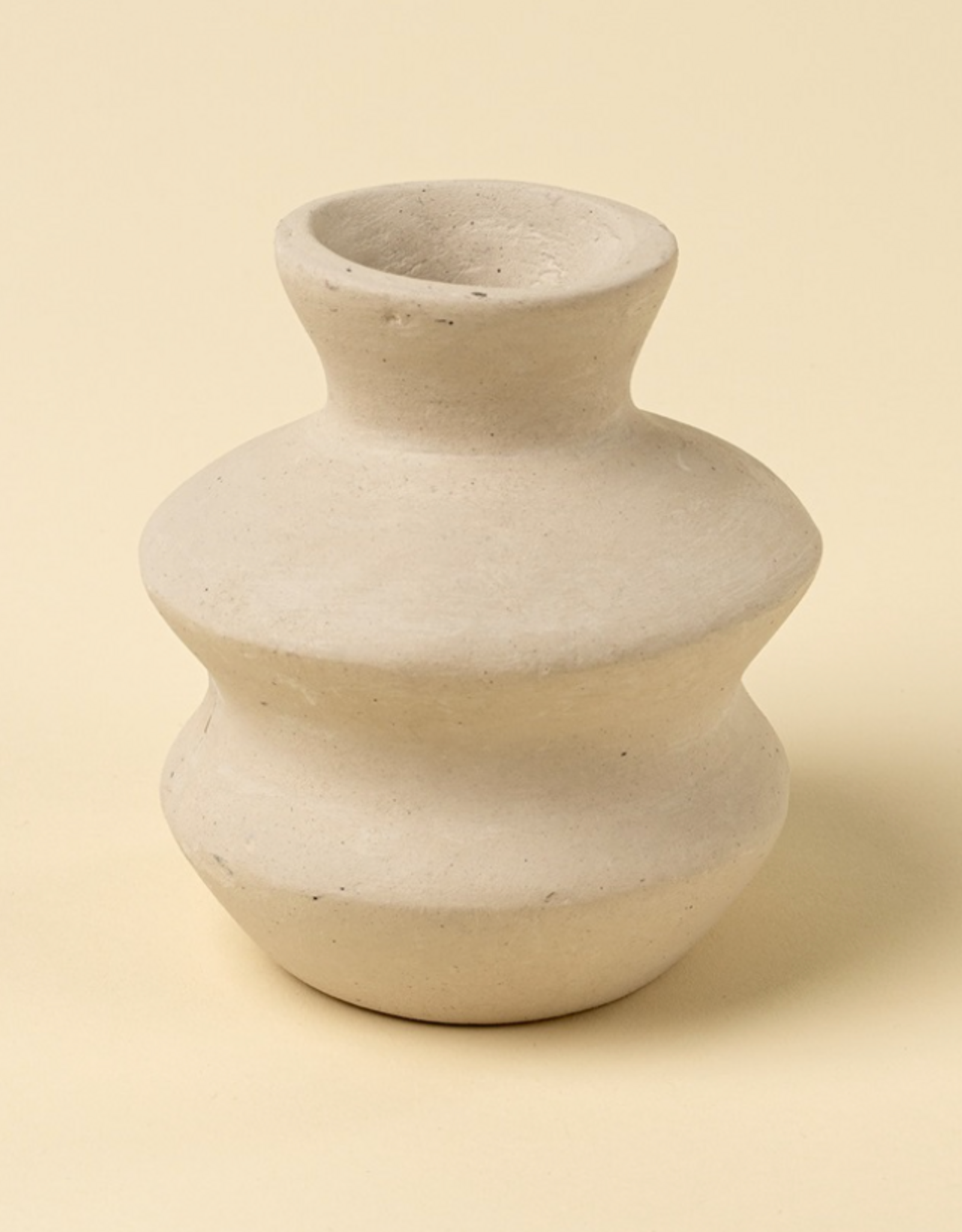 Wave Paper Mache Bud Vase