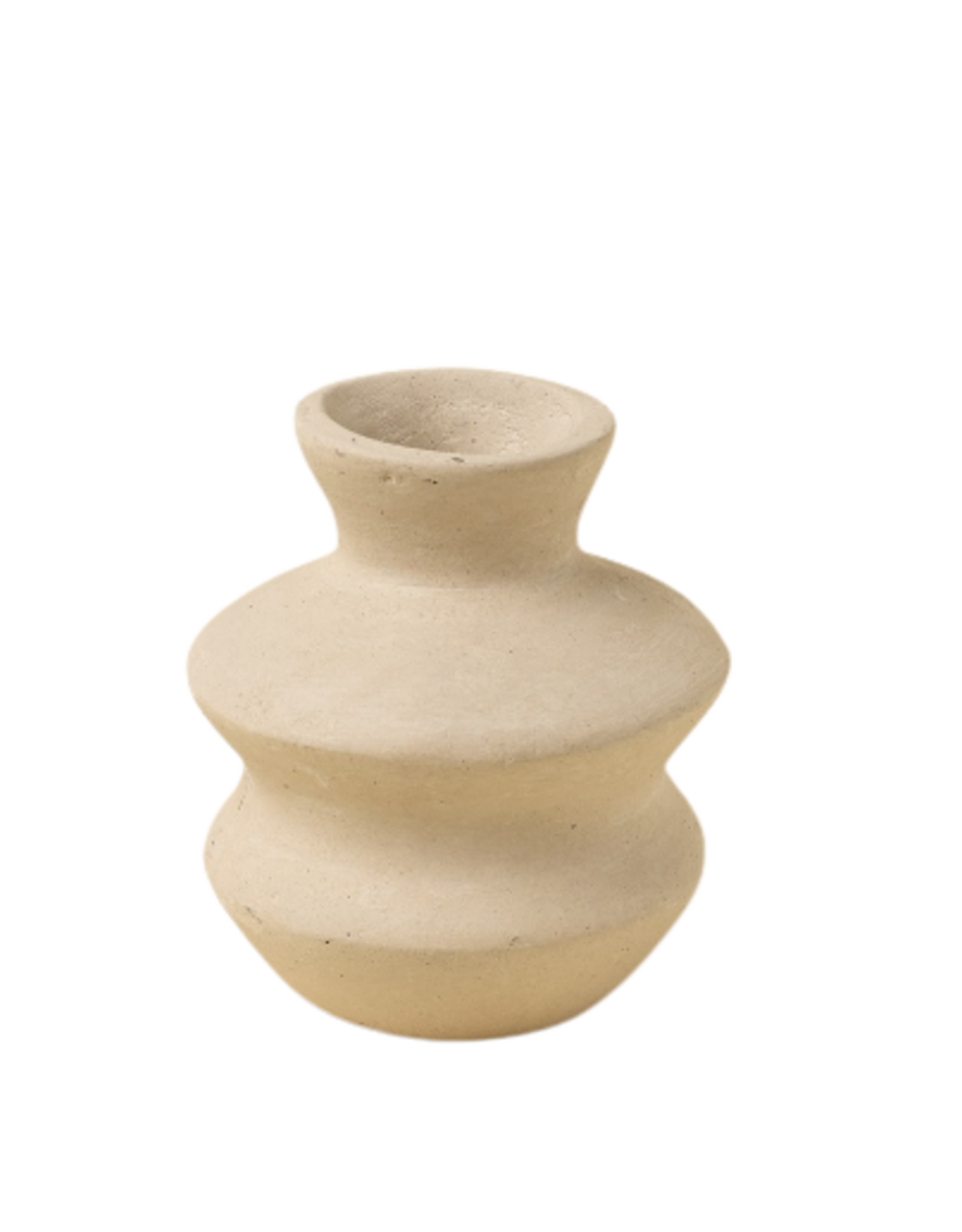 Wave Paper Mache Bud Vase