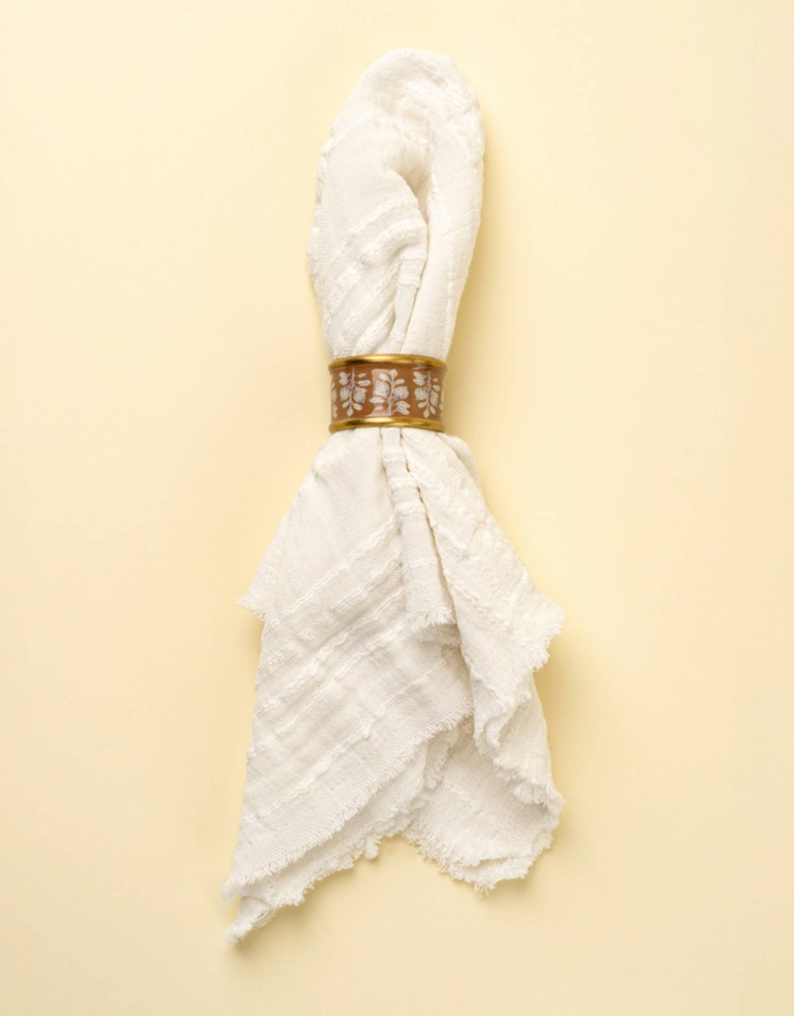 Arbor Enameled Napkin Ring