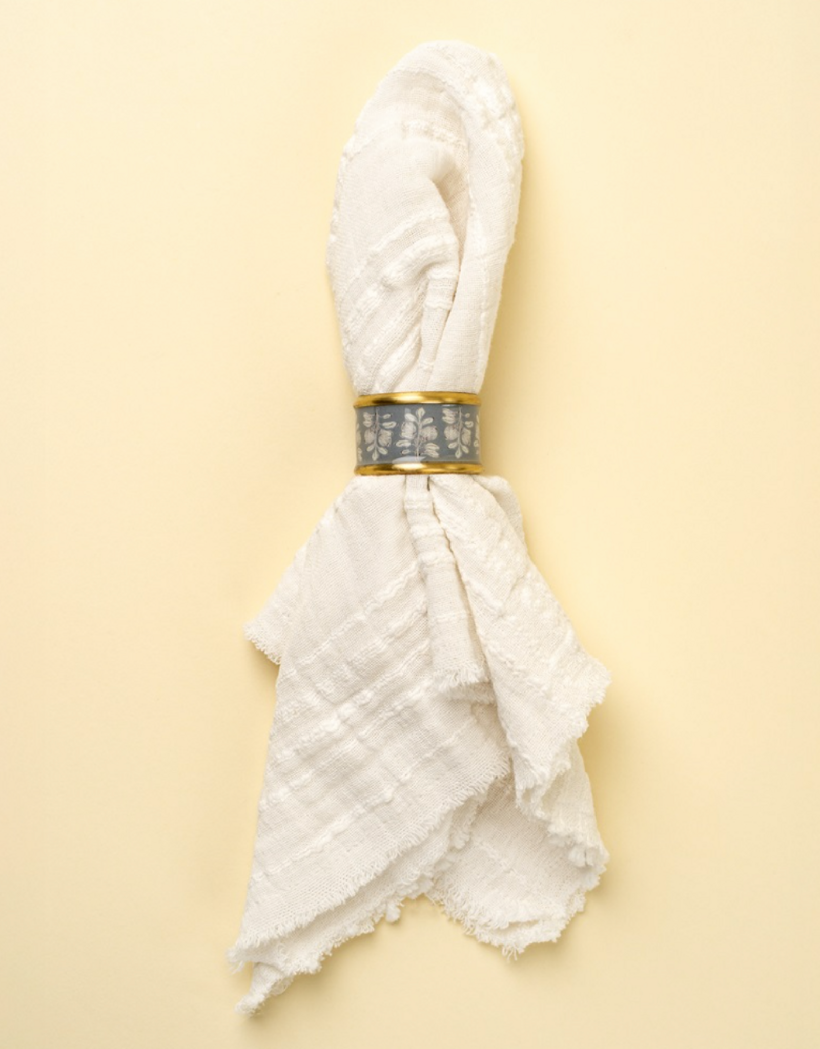 Arbor Enameled Napkin Ring