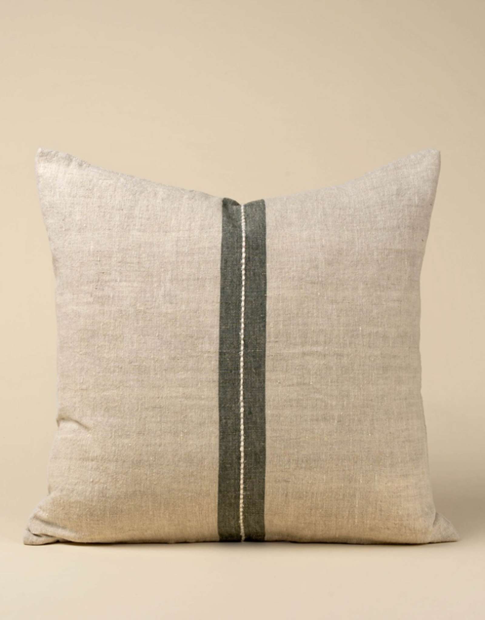 Emmett Linen Pillow - Natural, 20x20