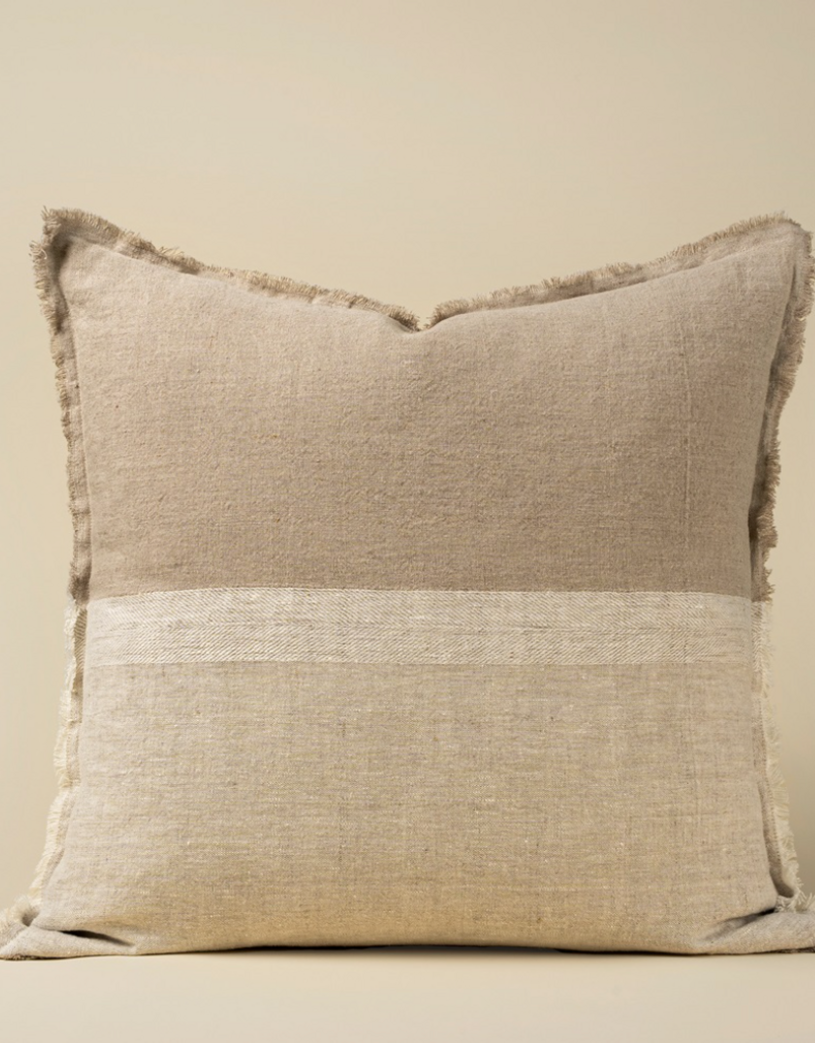 August Linen Pillow, 24x24