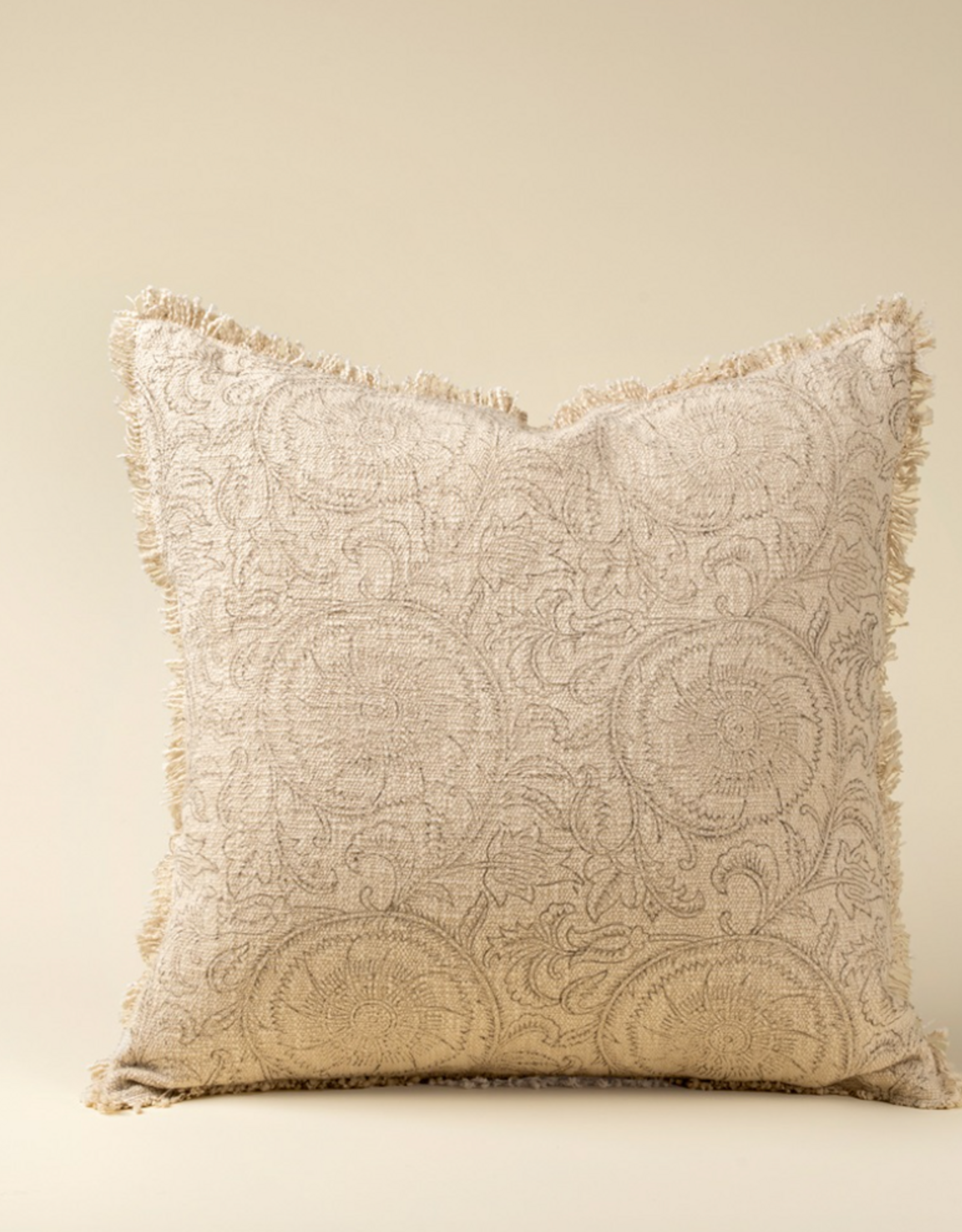 20x20 Botanique Fringe Pillow