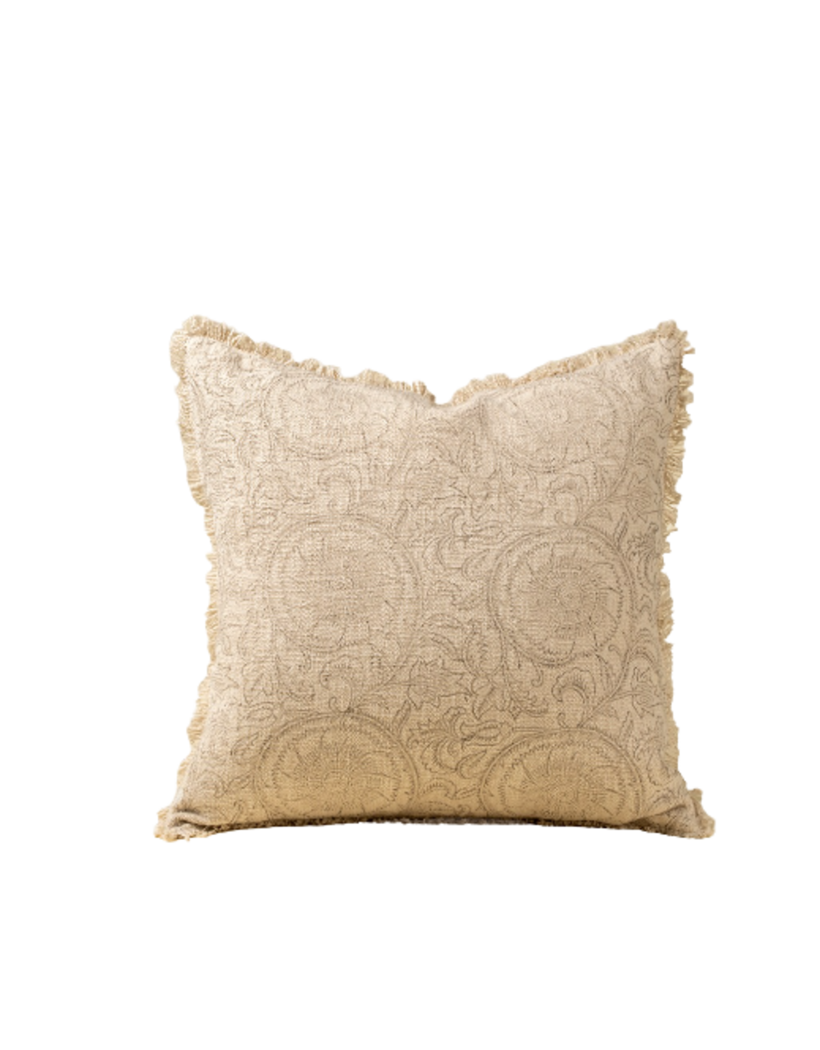 20x20 Botanique Fringe Pillow