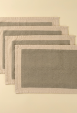 Canvas Placemats S/4, Stone