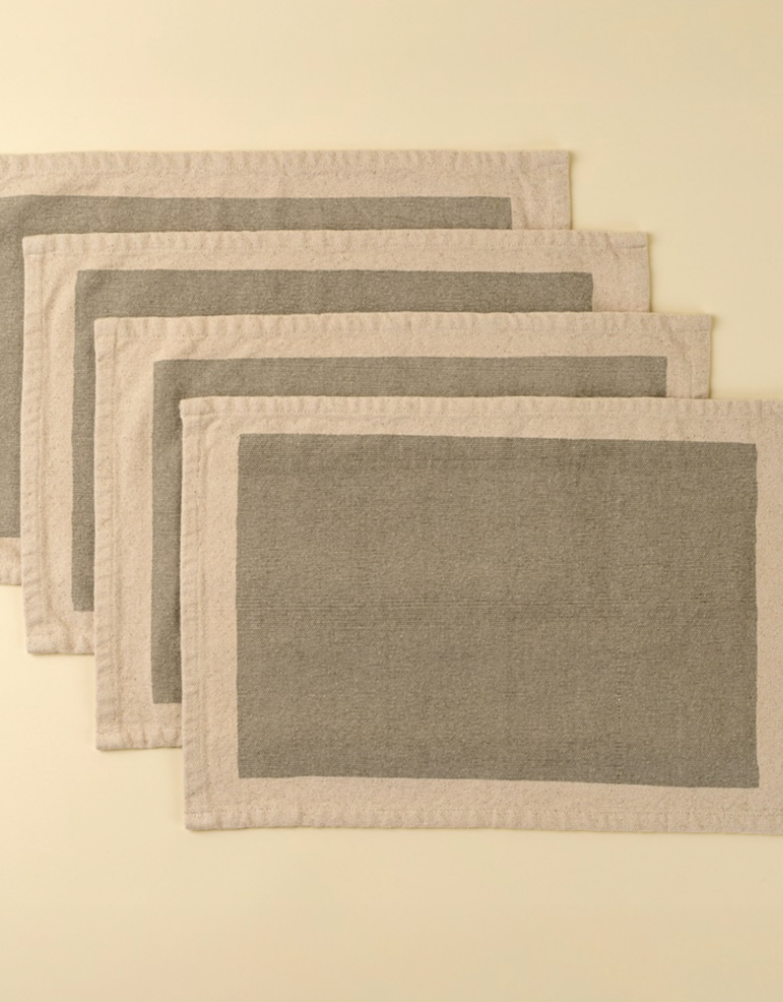 Canvas Placemats S/4, Stone