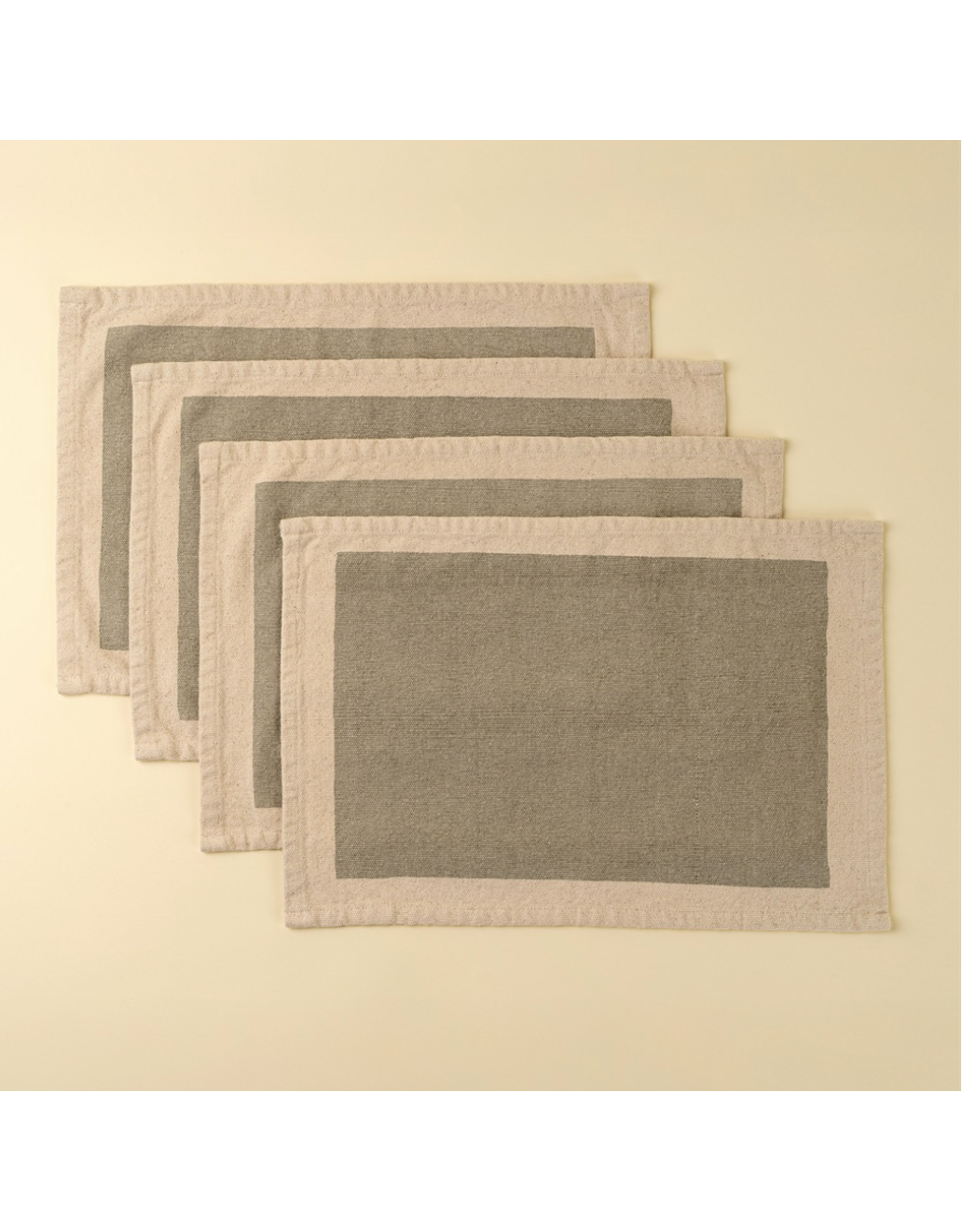 Canvas Placemats S/4, Stone