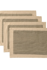 Canvas Placemats S/4, Stone