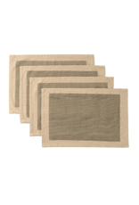 Canvas Placemats S/4, Stone