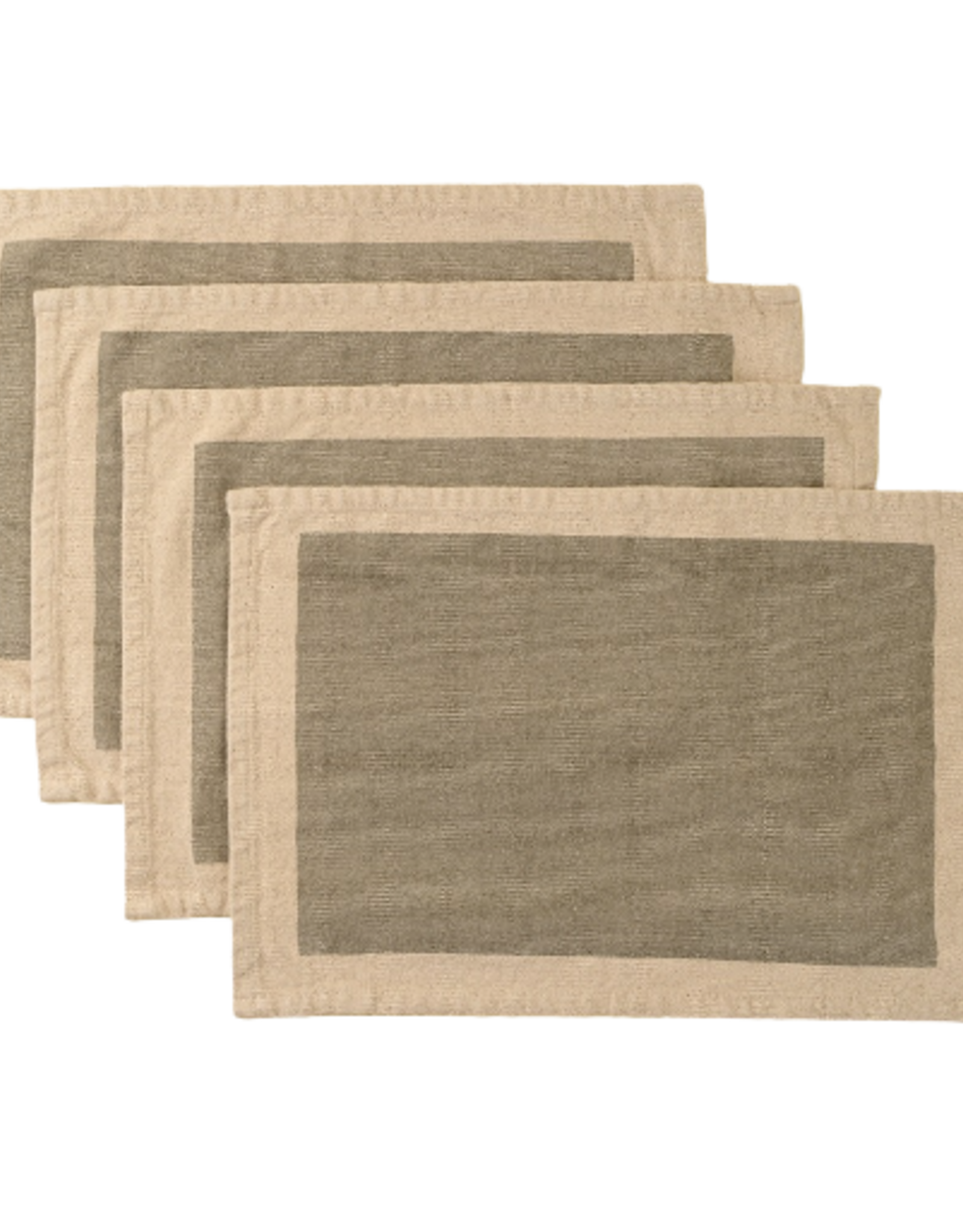 Canvas Placemats S/4, Stone