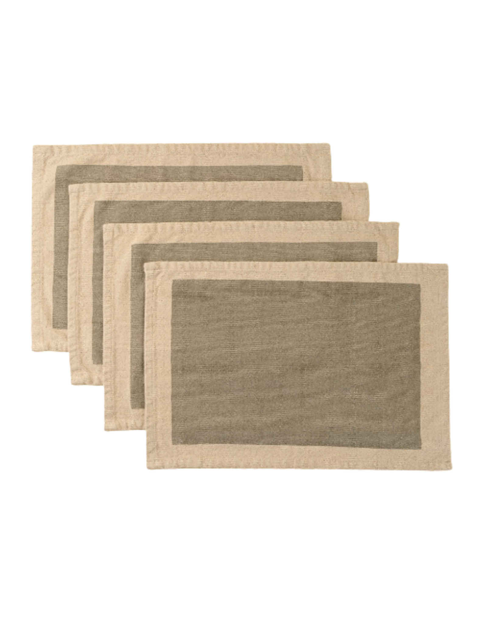Canvas Placemats S/4, Stone