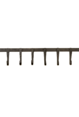 Forged Iron Wall Hook, 8 Hooks