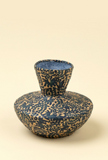 Patterned Paper Mache Vase