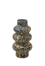 Patterned Paper Mache Vase