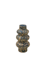 Patterned Paper Mache Vase