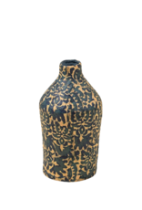 Patterned Paper Mache Vase