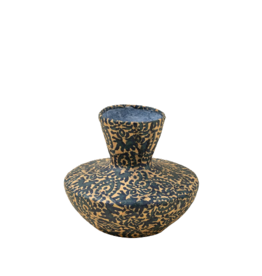 Patterned Paper Mache Vase