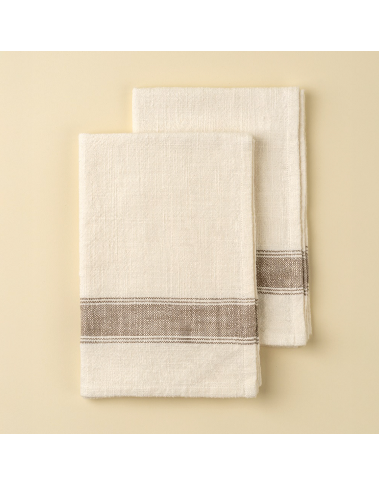 Grain Sack Tea Towels S/2