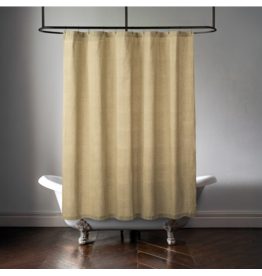 Stripe Block Print Shower Curtain, 72x72