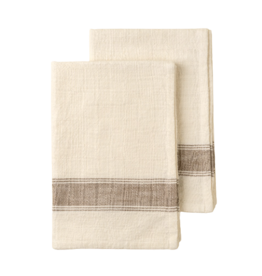 Grain Sack Tea Towels S/2