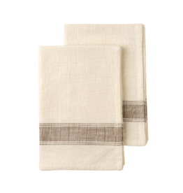 Grain Sack Tea Towels S/2
