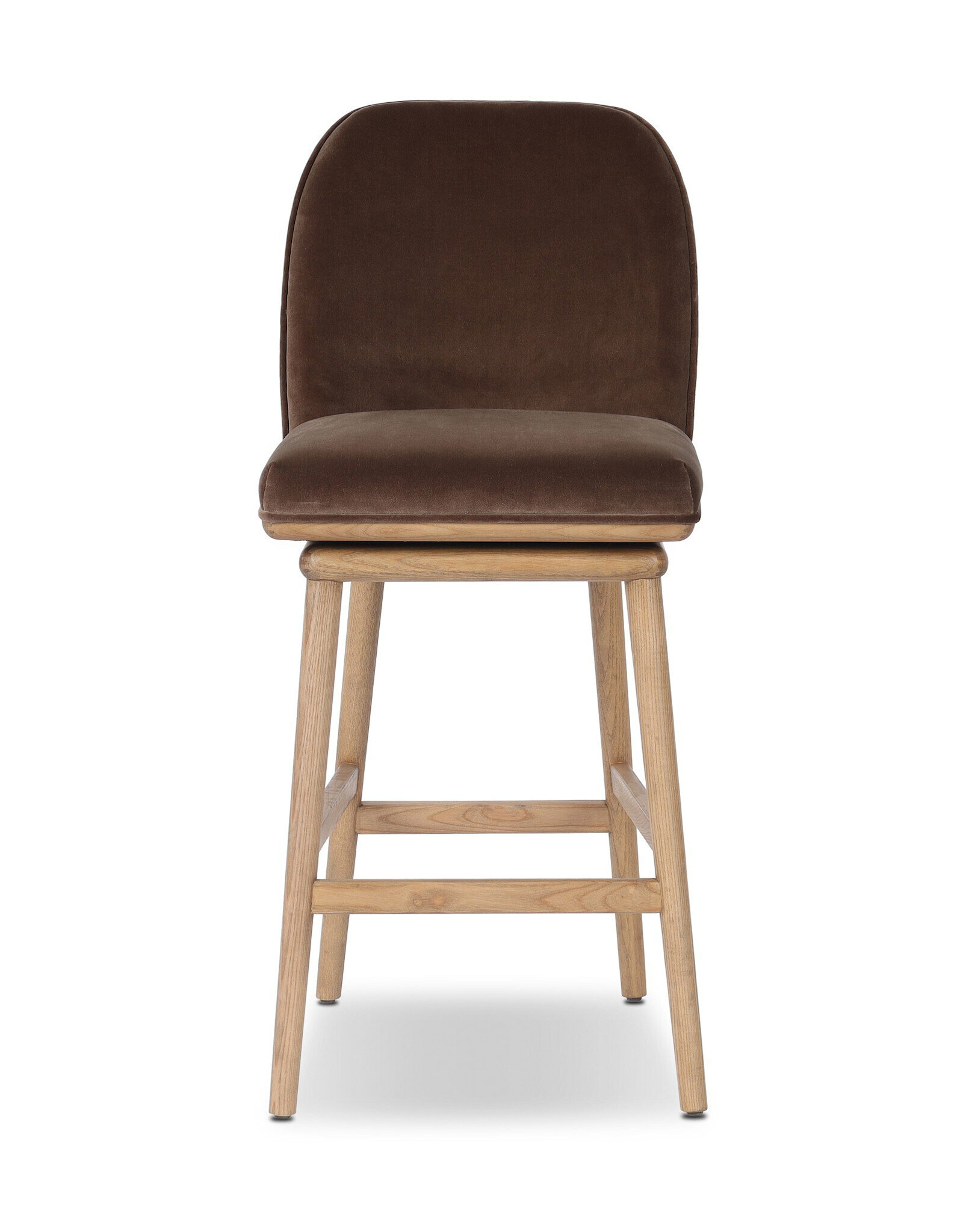 Camden Swivel Counter Stool in Surrey Mink