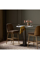 Camden Swivel Counter Stool in Surrey Mink